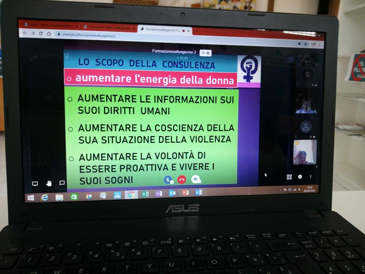 Formazione delle operatrici - 2020 Formazione delle operatrici - 2020